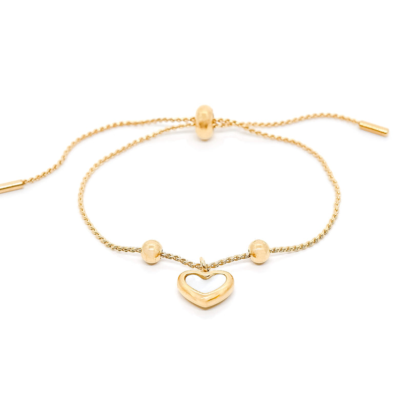 Golden Heart Bracelet