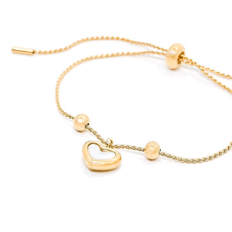 Golden Heart Bracelet