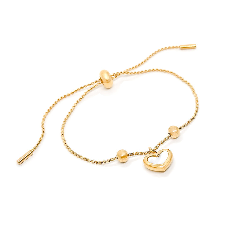 Golden Heart Bracelet