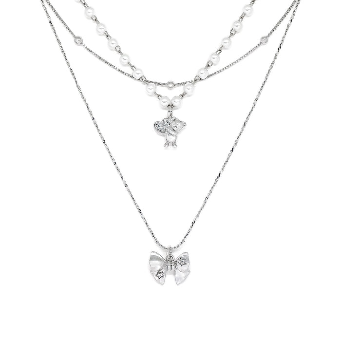 Nounours à Nœud Necklace