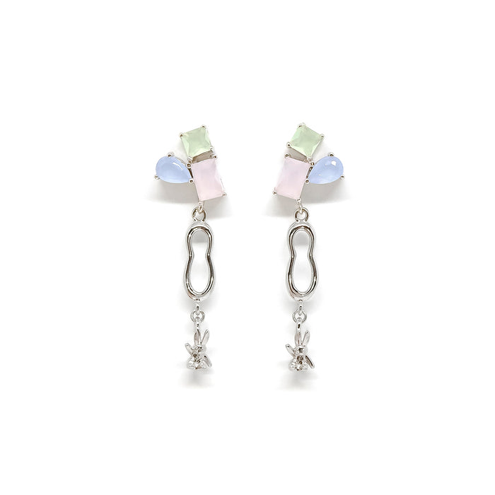 Floating Bunny Earrings