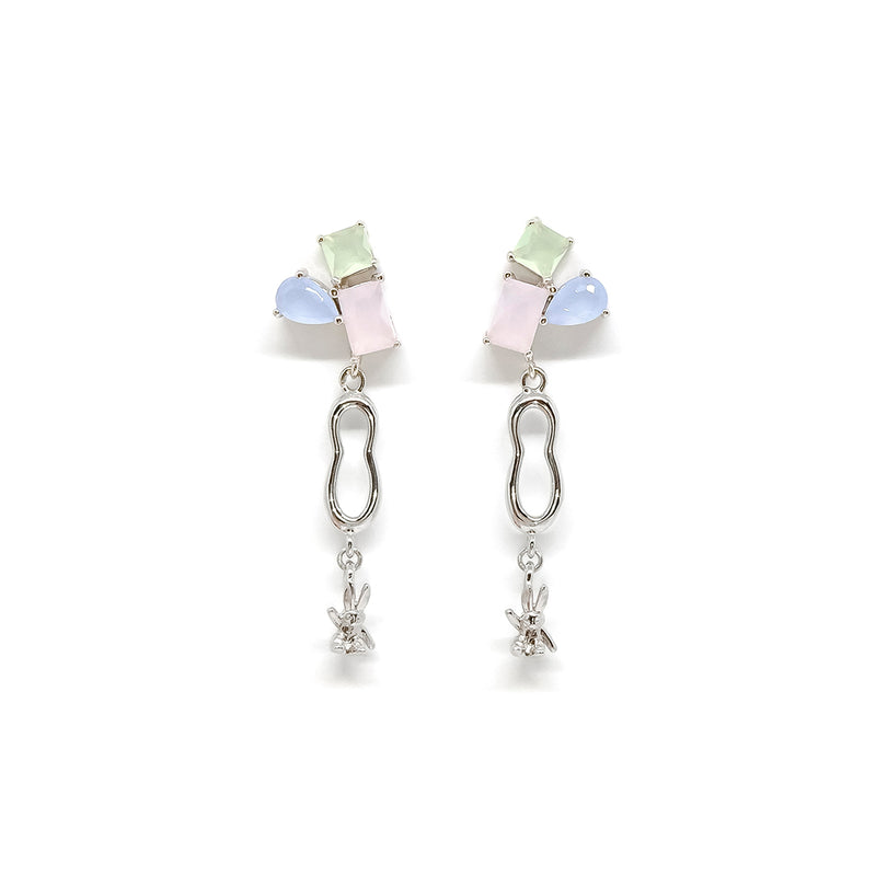 Floating Bunny Earrings