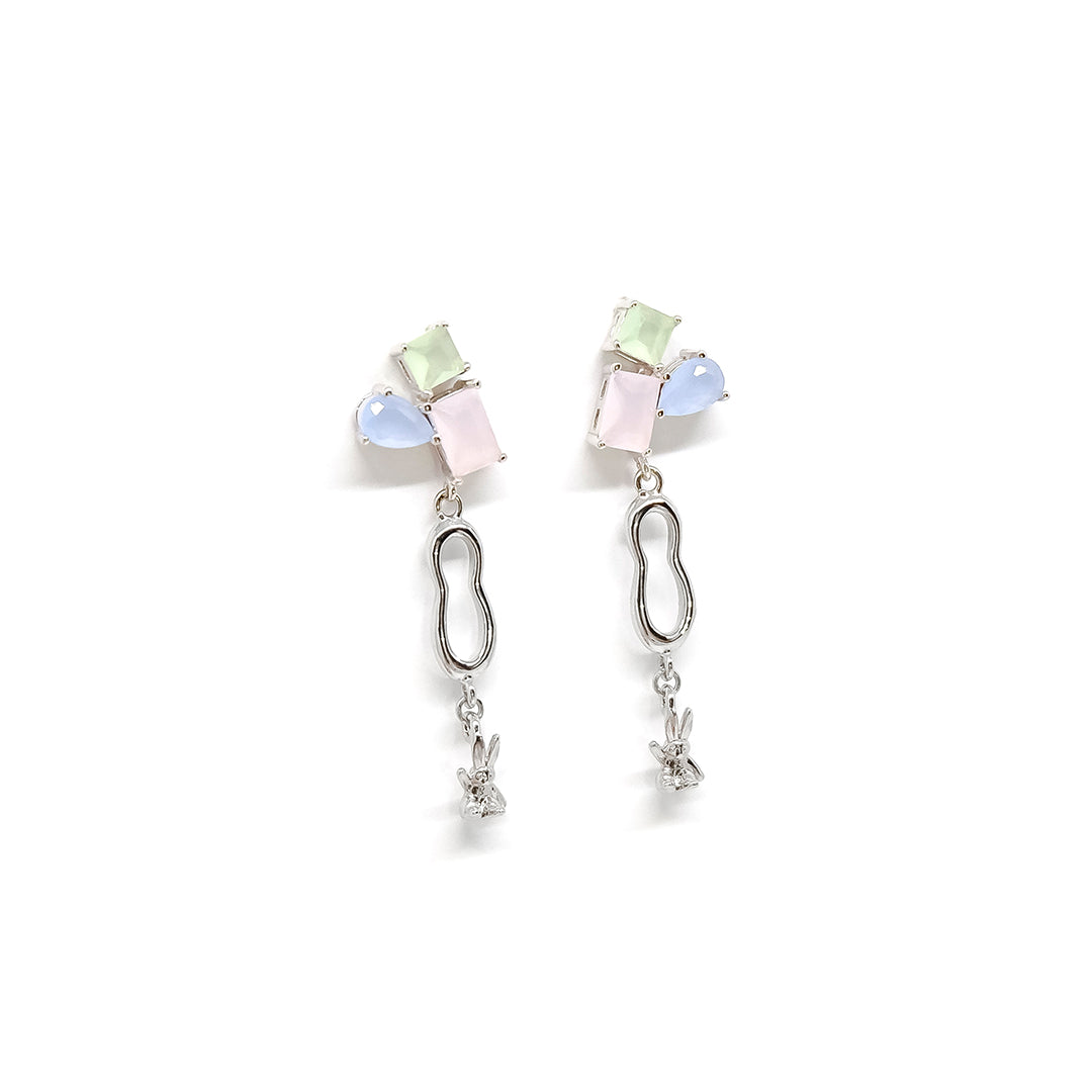 Floating Bunny Earrings