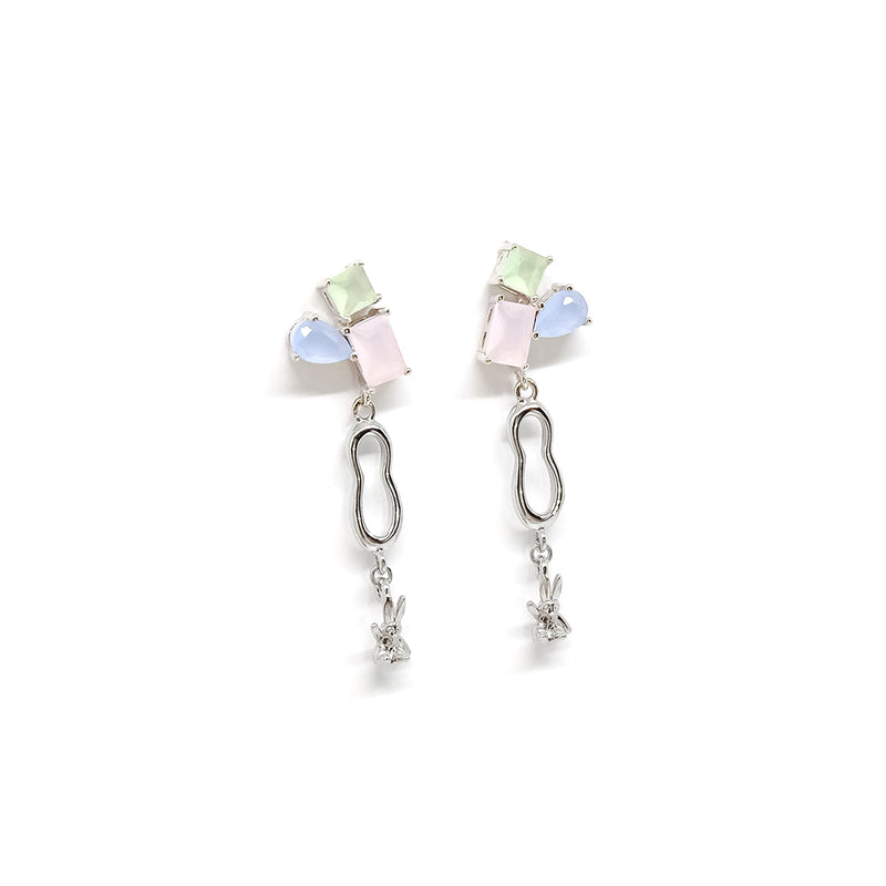 Floating Bunny Earrings