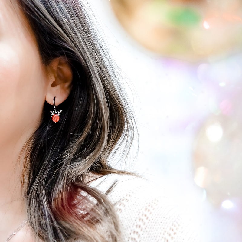 Rudolph Earrings : Round Twig