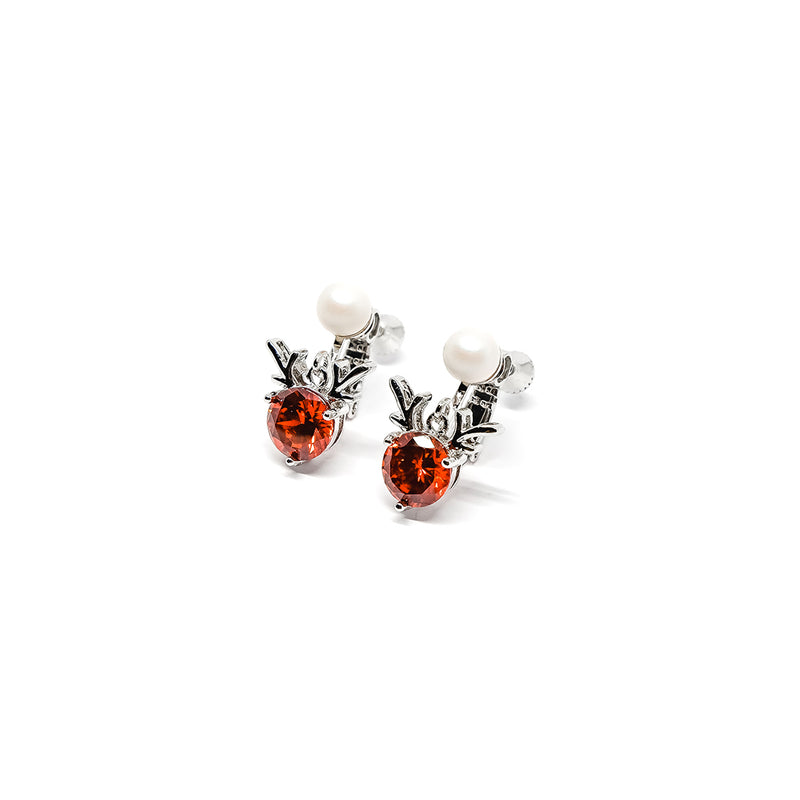 Rudolph Non-Piercing Earrings : Snowball