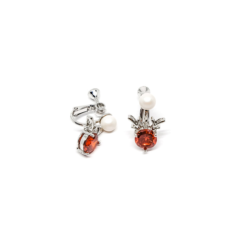 Rudolph Non-Piercing Earrings : Snowball